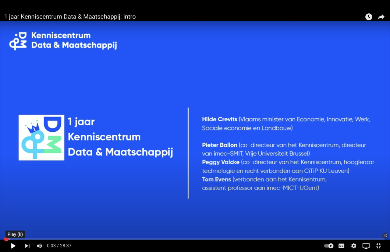 1 jaar KDM