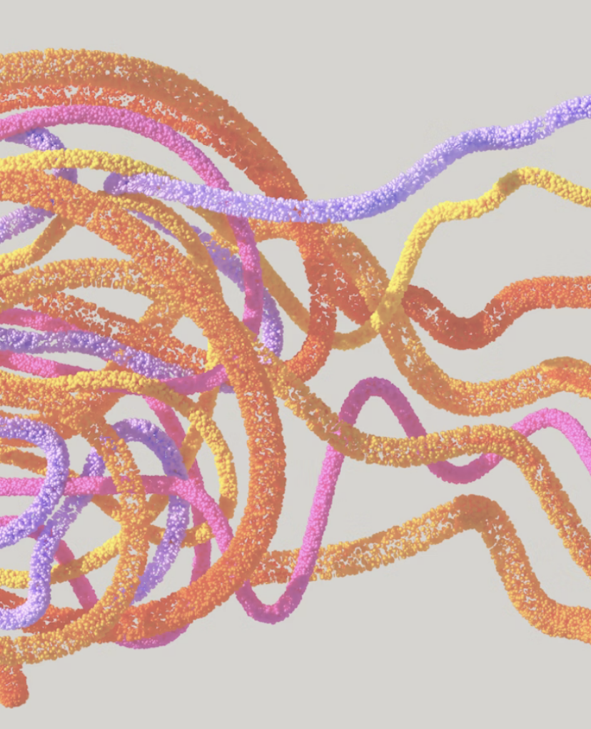 An artist’s illustration of artificial intelligence (AI). This image depicts how AI can help humans to understand the complexity of biology. It was created by artist Khyati Trehan as part of the Visualising AI project launched by Google DeepMind.