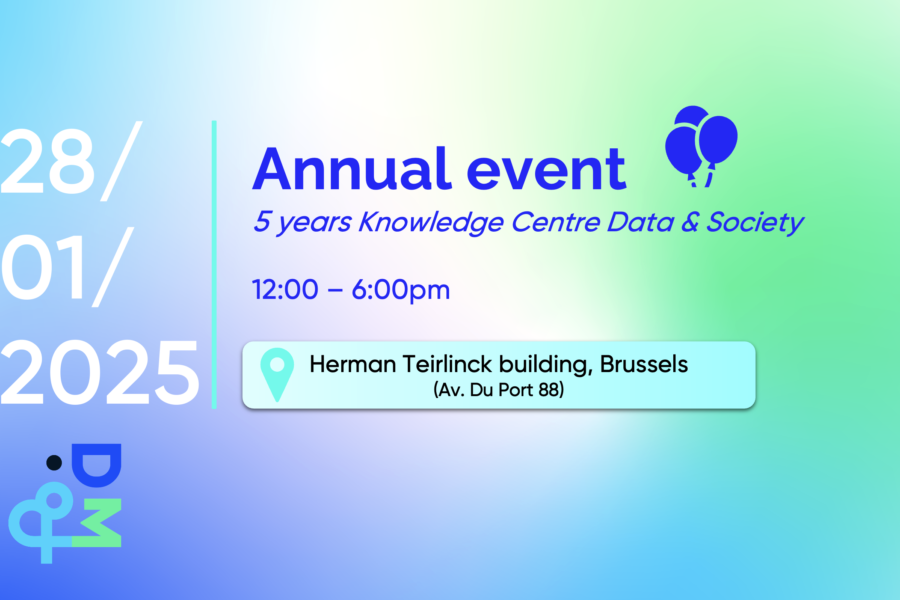 SAVE THE DATE - 5 jaar Kenniscentrum Data & Maatschappij