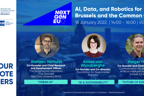 NextGenEU: AI, Data, and Robotics for Brussels and the Common Good